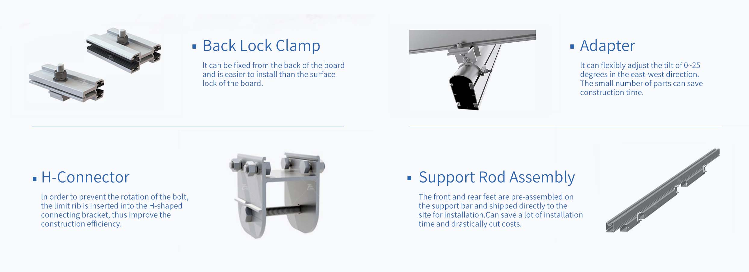 supplier of photovoltaic bracket solutions