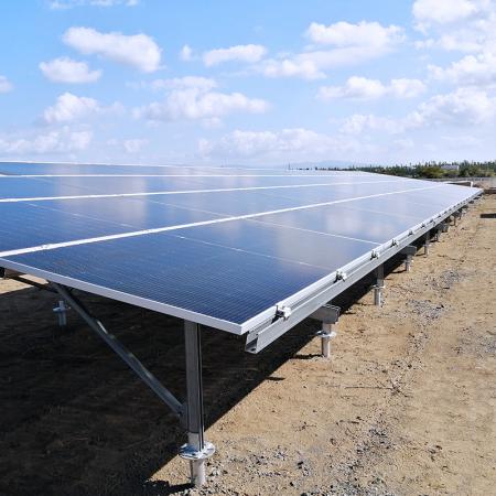 Zn-Al-Mg Coated Steel Solar Ground Mounting System