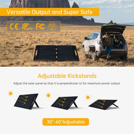 MAG 100W Foldable Solar Charger ( Integrated Structural Design )