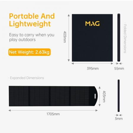 MAG 100W Foldable Solar Charger ( Stitched Version )