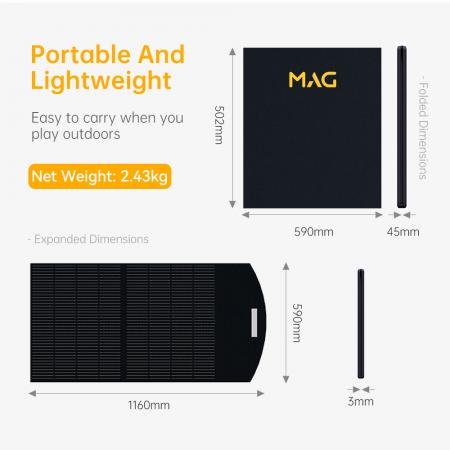 MAG 100W Foldable Solar Charger ( Stitched Version )