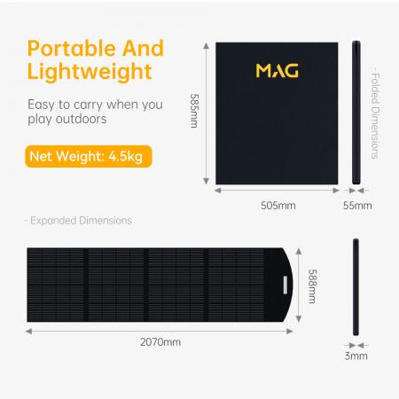 MAG 200W Foldable Solar Charger ( Stitched Version )