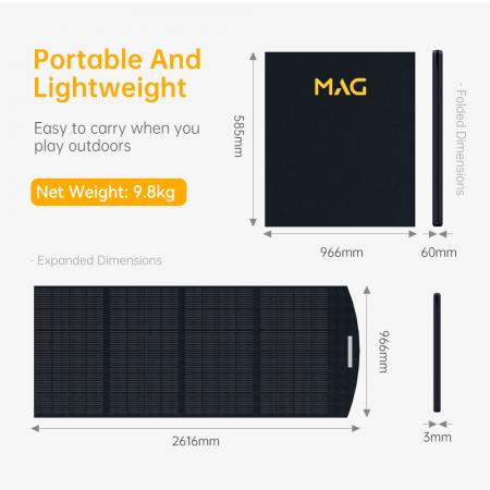 MAG 400W Foldable Solar Charger ( Stitched Version )