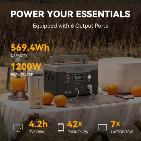 MAG Portable Power Station 600W