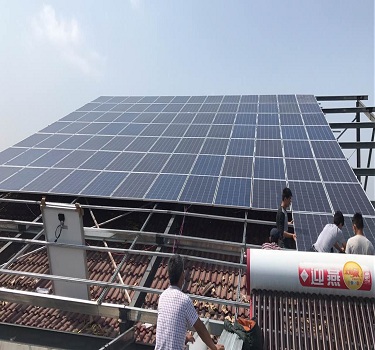 Jiangsu Suqian 50KW Rooftop Photovoltaic Power Station