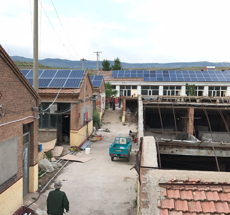 Hebei Zhangjiakou 80KW rooftop photovoltaic power station