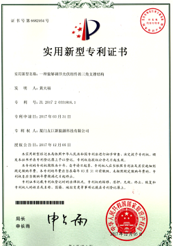 Patent certificate