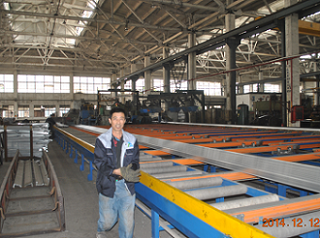 Aluminum extrusion production line