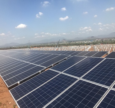 Ground solar mounting system, Japan