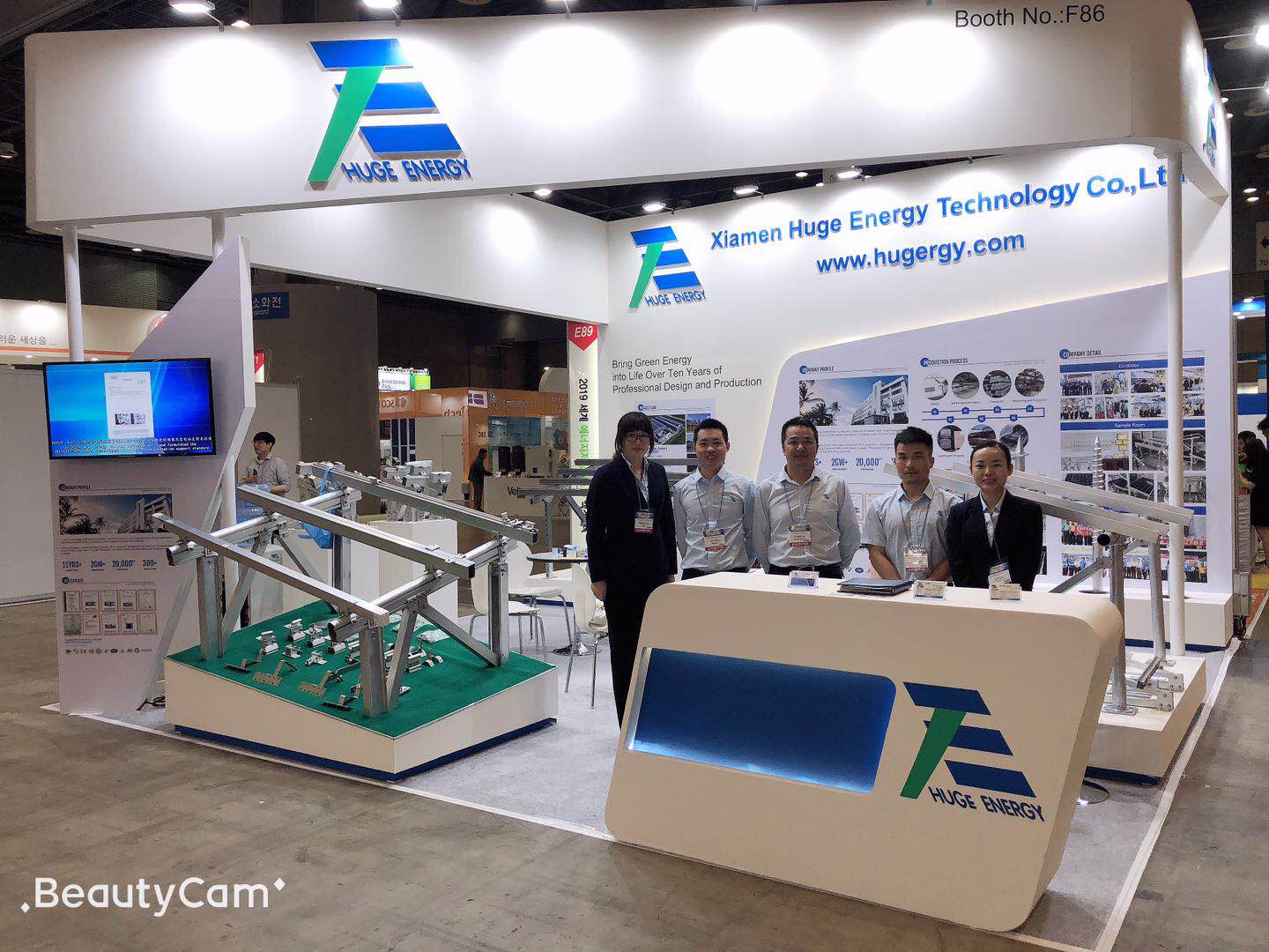 Solar energy exhibition at the KINTEX Pavilion in Gaoyang, Korea on June 19-21, 2019