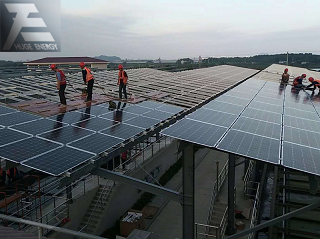 Steel solar mounting system