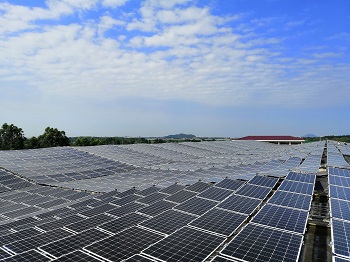 Photovoltaic power station to fight against storm