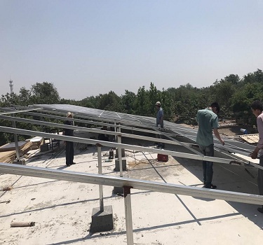 Shandong Liaocheng 20KW photovoltaic power station bracket