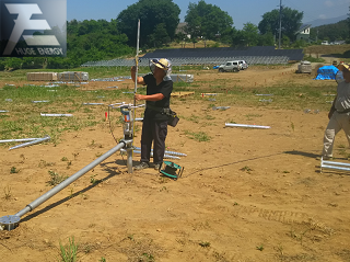 Ground solar mounting system