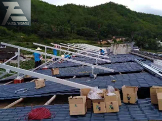 Pitched roof solar mounting system