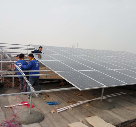 Henan Pingdingshan 40kw Photovoltaic-Aquaculture Project