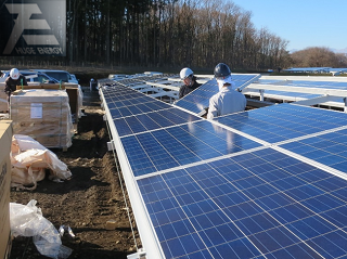 Ground solar mounting system