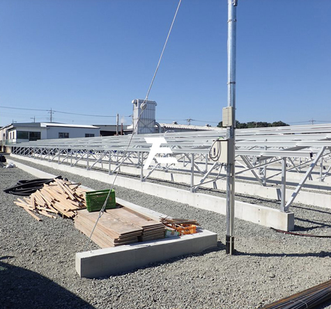 30MW ground solar mounting system project in Fukui Japan